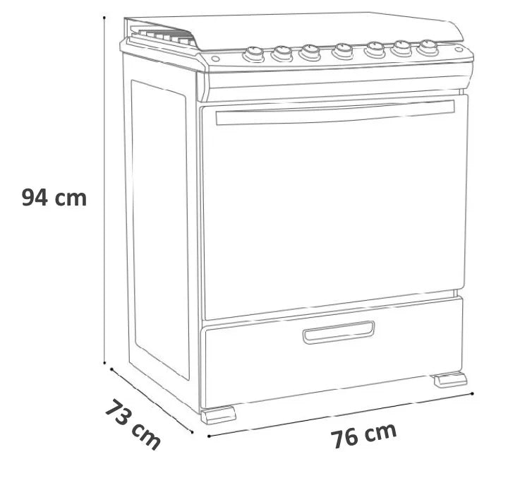 Estufa de piso IEM 30"